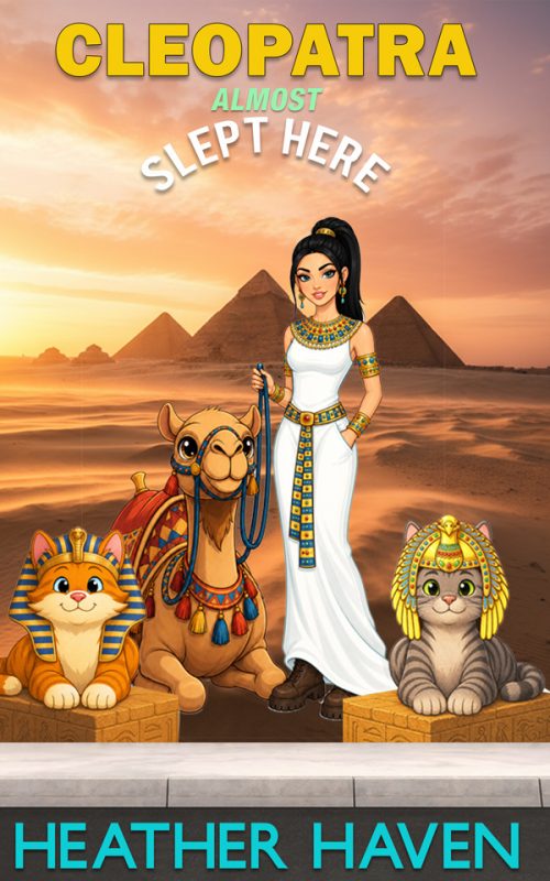 Cleopatra Almost Slept Here book cover - Alvarez Family Murder Mysteries