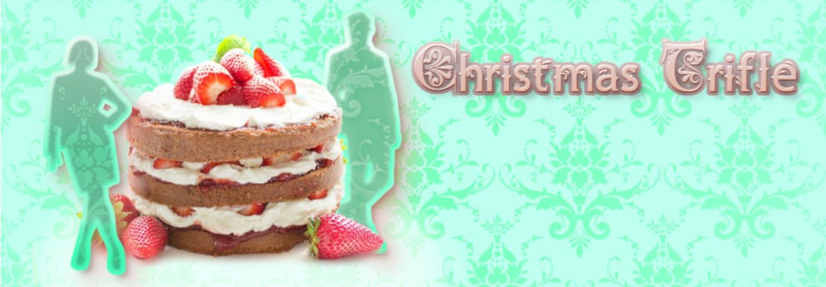 Christmas Trifle cozy mystery banner